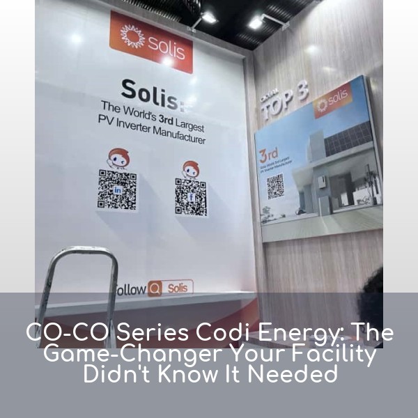 CO-CO Series Codi Energy: The Game-Changer Your Facility Didn't Know It Needed